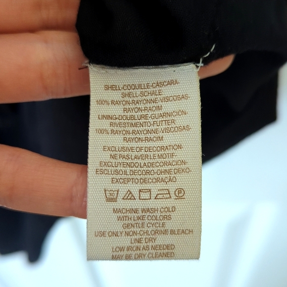 Free People Simply Embroidered Yoke Sleeveless Lace Up V-neck Mini Dress Black L - Picture 6 of 13